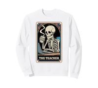 The Teacher Carte de Tarot pour Professeur de mathématiques Sweatshirt