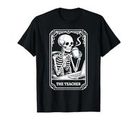 The Teacher Carte de Tarot Squelette Halloween pour Professeur de café T-Shirt