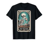 The Teacher Carte de Tarot Squelette Halloween pour Professeur de café T-Shirt