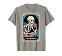 The Teacher Carte de Tarot Squelette Halloween pour Professeur de café T-Shirt