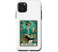 The Teacher Tarot Card Skeleton Vintage Classroom Halloween Coque pour iPhone 11 Pro Max