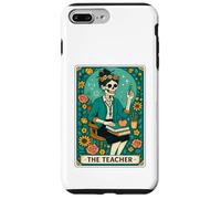 The Teacher Tarot Card Skeleton Vintage Classroom Halloween Coque pour iPhone 7 Plus/8 Plus