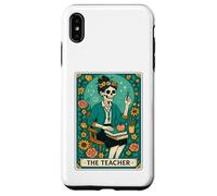 The Teacher Tarot Card Skeleton Vintage Classroom Halloween Coque pour iPhone XS Max