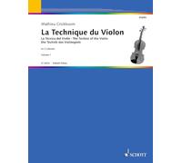 The technique of the violin vol. 1 violon