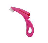 The Teeth of Bright Spots Remove Spots Empêche la brosse à dents de tomber en toute sécurité et fiable Kit d'entretien avec une brosse à doigts pour animaux de compagnie pour chiens et chats (Rouge)