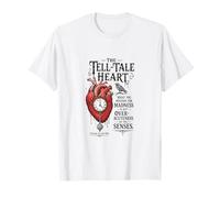 The Tell-Tale Heart Citation d'horreur Gothique Edgar Allan Poe T-Shirt
