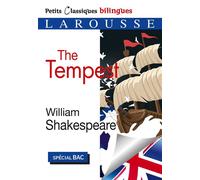 The tempest Edition bilingue français-anglais - William Shakespeare - Larousse - Poche - Scolaire / Universitaire