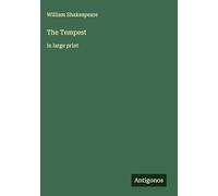The Tempest: in large print