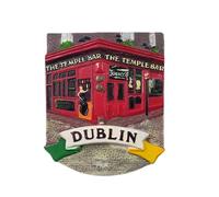 The Temple Bar Dublin Irlande Aimant de réfrigérateur 3D Souvenir de voyage Décoration de réfrigérateur Autocollant magnétique Collection artisanale