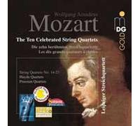 The Ten Celebrated String Quartets - Les Dix Grands Quatuors A Cordes - Interprètes: Leipziger Streichquartett