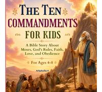 The Ten Commandments for Kids: A Bible Story About Moses, God's Rules, Faith, Love, and Obedience for ages 4-8
