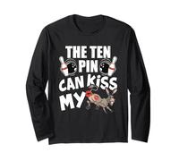 The Ten Pin Can Kiss My Ass - Funny Donkey - Bowling Manche Longue