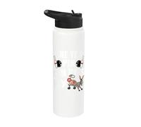 The Ten Pin Can Kiss My Ass - Funny Donkey - Bowling Stainless Steel Insulated Water Bottle