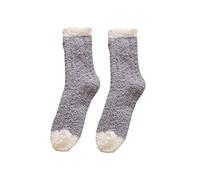 The Tenderness of Soft Socks Socks Socks Chaussettes de nuit en microfibre pour femme Chaussons d'hiver pelucheux Chaussettes pour femme Adulte, gris, taille unique