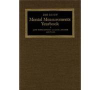 The Tenth Mental Measurements Yearbook by Buros Center & Edited by Jane Close Conoley & Edited by Jack J Kramer Jack J. Kramer, Jane Close Conoley (Auteur)