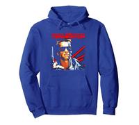 The Terminator Film Classique Cybernetic Gamer Sci-FI Film Sweat à Capuche, Unisexe pour Adultes, Bleu Royal, S