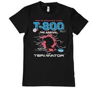 The Terminator Officiellement sous Licence Arrival Hommes T-Shirt (Noir), Medium