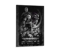 The Terminator Poster - Impression sur toile du film d'action emblématique de science-fiction avec un assassin cyborg du futur (15) - affiches et affiches d'œuvres d'art décoratives 20 x 30 cm