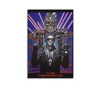 The Terminator Poster - Le film d'action emblématique de science-fiction avec un assassin cyborg du futur (4) affiches art impression murale peinture à suspendre photo décoration familiale 50 x 75 cm