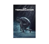 The Terminator Poster - Peinture sur toile représentant un Assassin Cyborg du futur (30) - Décoration murale - 50 x 75 cm