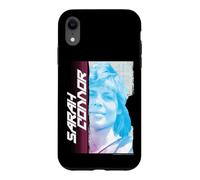 The Terminator Sarah Connor Linda Hamilton Rétro années 80 Coque pour iPhone XR