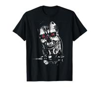 The Terminator T-800 Tête de joueur de science-fiction aux yeux rouges T-Shirt