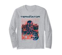 The Terminator Thermal View Robot 80's Action Movie Manche Longue