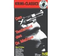 The Testament of Dr. Mabuse [VHS] [Import allemand]
