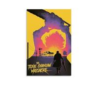 The Texas Chain Saw Poster sur toile Peinture à l'huile Impression sur toile Décoration murale d'intérieur 40 x 60 cm