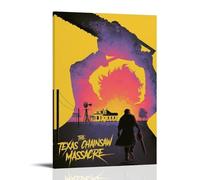 The Texas Chain Saw Poster Toile Peinture à l'huile Poster Décoration murale d'intérieur 50 x 75 cm
