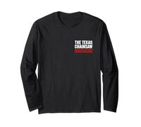 The Texas Chainsaw Massacre Front Back Leatherface Horror Manche Longue