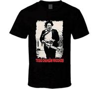 The Texas Chainsaw Massacre Leatherface Horror Movie T-Shirt Mens Tee Gift New XL