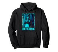 The Texas Chainsaw Massacre Retro Blue Leatherface Horror Sweat à Capuche