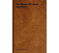 The Theory Of Linear Operators