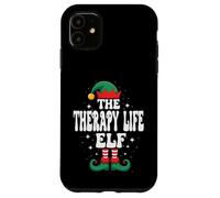 The Therapy Life Elf Funny Christmas Matching Family Coque pour iPhone 11