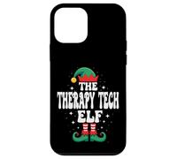 The Therapy Tech Elf Funny Christmas Matching Family Coque pour iPhone 12 Mini