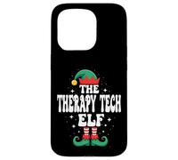 The Therapy Tech Elf Funny Christmas Matching Family Coque pour iPhone 15 Pro