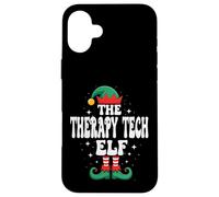 The Therapy Tech Elf Funny Christmas Matching Family Coque pour iPhone 16 Plus