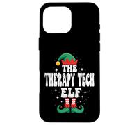 The Therapy Tech Elf Funny Christmas Matching Family Coque pour iPhone 16 Pro Max
