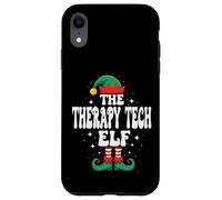 The Therapy Tech Elf Funny Christmas Matching Family Coque pour iPhone XR