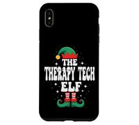 The Therapy Tech Elf Funny Christmas Matching Family Coque pour iPhone XS Max