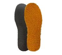 The Thickened Faux Lambskin Fleece Insoles are Warm Comfortable Breathable Sweat-Absorbent(Brown,27-28)