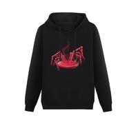 The Thing Film Poster Horror John Carpenter Hoody Unisex Long Sleeve Hooded with Pocket Black S