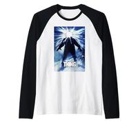 The Thing Glowing Silhouette Movie Poster Manche Raglan