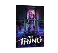 The Thing Horror Movie Poster mural sur toile - Décoration murale - Pour chambre à coucher, salon, bureau - Décoration moderne - Art mural - 20 x 30 cm