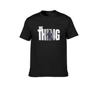 The Thing John Carpenter Retro Horror Movie T-Shirt Unisex Black Mens Tees L