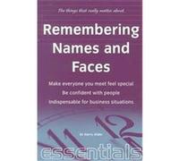 The Things That Really Matter About Remembering Names and Faces Harry Alder (Auteur)