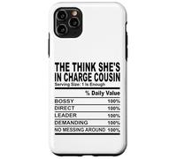 The think she's in charge cousin nutrition cousins hommes femmes Coque pour iPhone 11 Pro Max