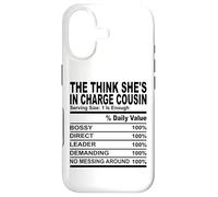 The Think She's in Charge Cousin Nutrition Cousins Hommes Femmes Coque pour iPhone 17
