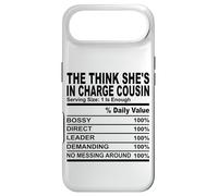 The Think She's in Charge Cousin Nutrition Cousins Hommes Femmes Coque pour iPhone Air